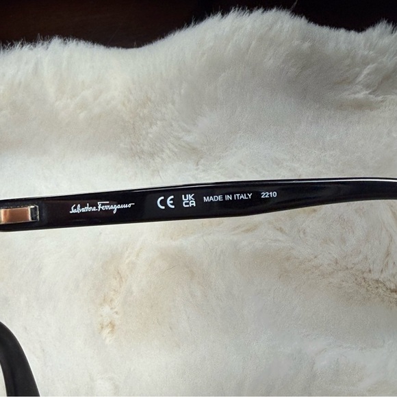 Salvatore Ferragamo Black Optical Eyeglass Frames Made‎ in Italy main image 9